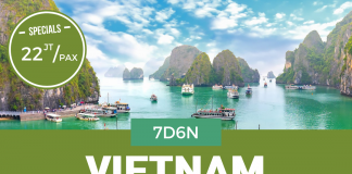 HANOI SAIGON WITH HALONG BAY CRUISE 7 HARI 6 MALAM