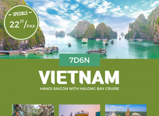 HANOI SAIGON WITH HALONG BAY CRUISE 7 HARI 6 MALAM