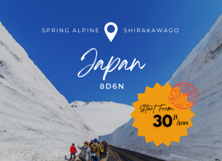 JAPAN SPRING ALPINE ROUTE + SHIRAKAWAGO 8D6N