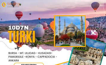 TURKEY with MT. ULUDAG & CAVE EXPERIENCE 10 HARI 7 MALAM